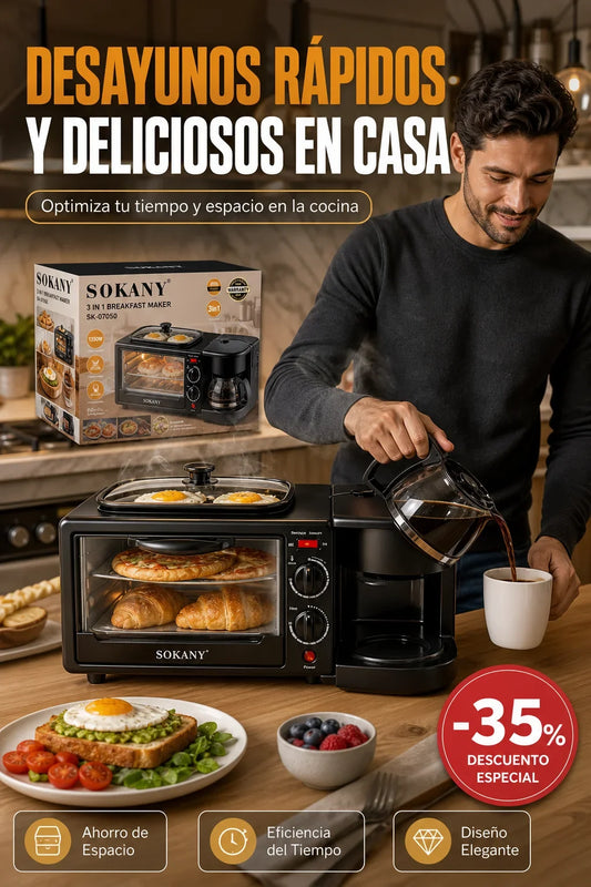 Horno 3 en 1 Sokany
